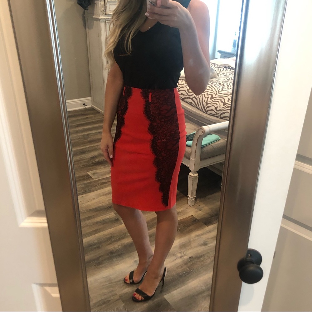 Boutique Red Pencil Skirt! 😍
